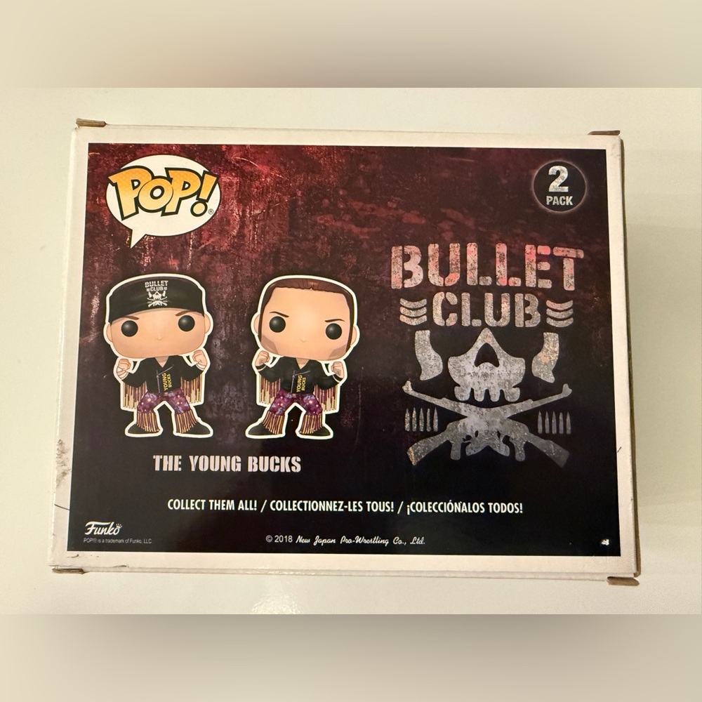 Funko Pop! The Young Bucks Bullet Club 2-Pack. NWB. - Picture 5 of 7